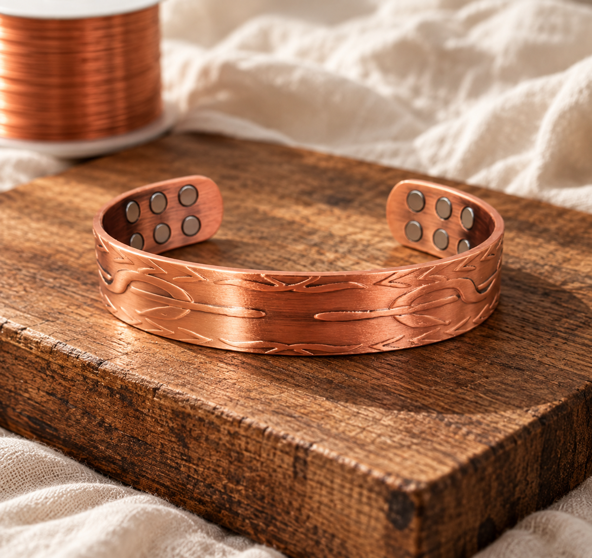 Copper Frond Bracelet