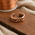 Peat Copper Ring