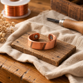 Notched Copper Ring