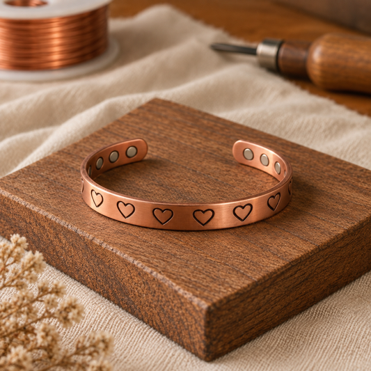 Bransoletka Miedziana Hearth